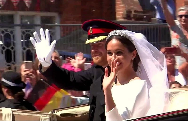 Принц Гарри с дочерью Лилибет посетил парад