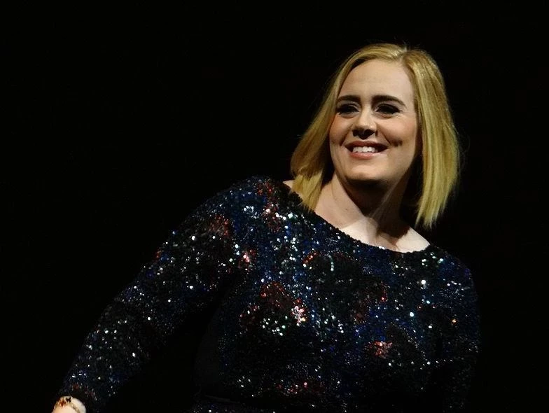 Певица Адель появилась на сцене Лас-Вегаса с похожим на ружье предметом