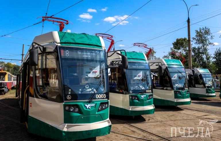 В Челябинск поставили 41 новый низкопольный трамвай