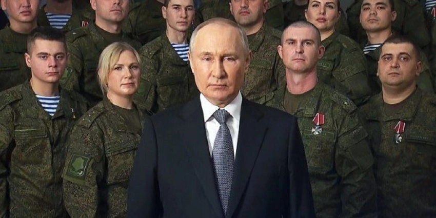 Новогоднее обращение 2023 Владимира Путина: видео в окружении военнослужащих смотреть online. Где выступил президент 31 декабря, что сказал?