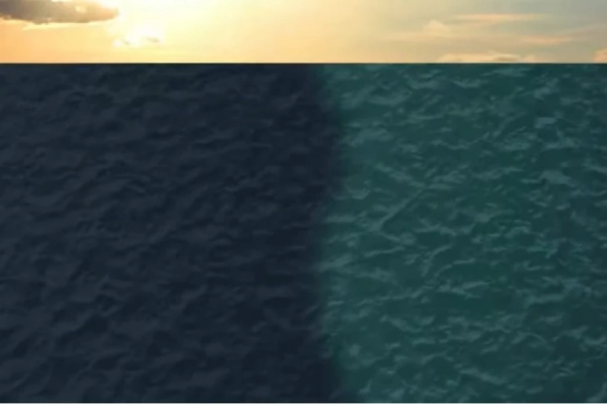 Почему мы видим границу между Тихим и Атлантическим океанами