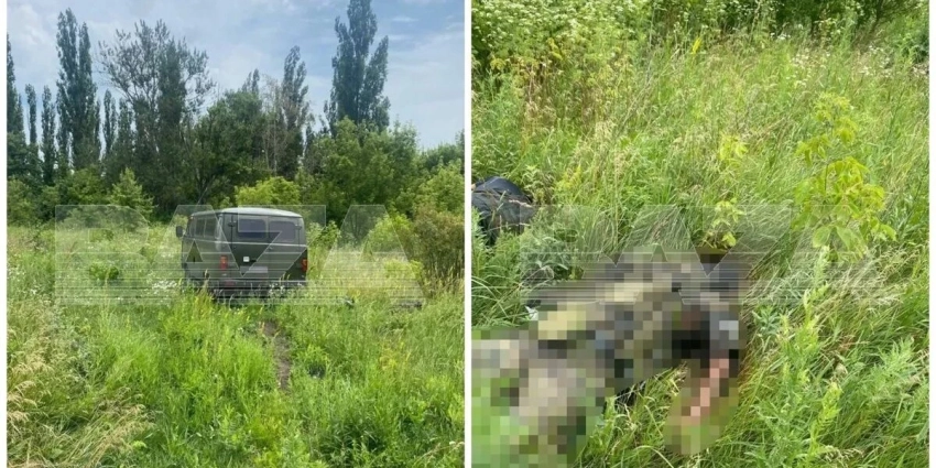 Буханка, автоматы и тела: Фото с места убийства бойцов ЧВК «Вагнер» Пригожина, отказавшихся участвовать в вооруженном мятеже