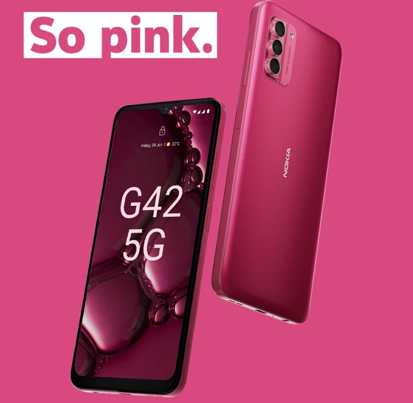 Смартфон Nokia G42 вышел в новом розовом цвете So Pink