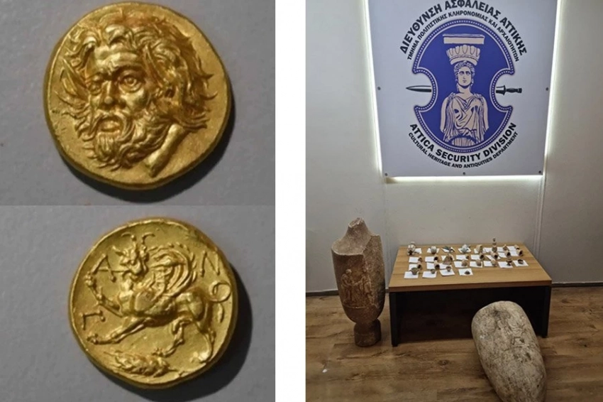 Нумизматический шедевр найден в ходе рейда контрабандистов