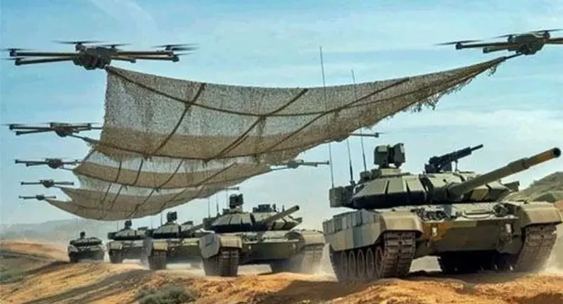 Прикрыть танки беспилотниками с сеткой: нестандартные приёмы защиты бронетехники