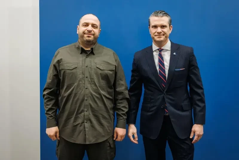 Министр обороны Украины Умеров встретился с шефом Пентагона Питом Хегсетом