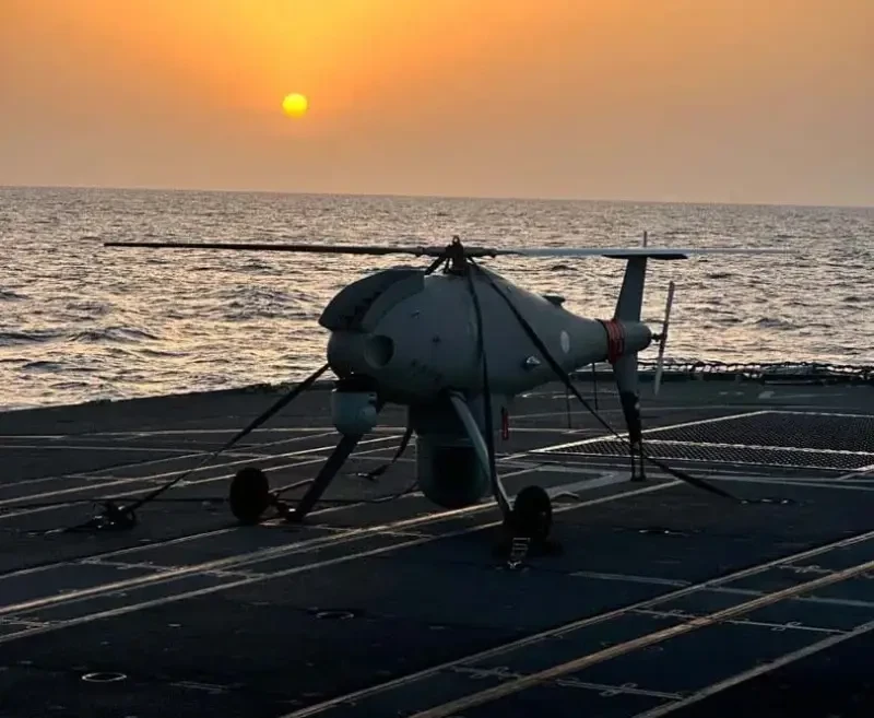 Британские ВМС успешно применили свой новый беспилотный мини-вертолёт Peregrine в операциях на Ближнем Востоке