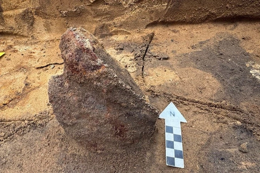 В Дании в оружейном жертвоприношении впервые нашли римский шлем 