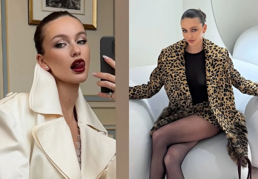 Леопард, сумки Hermes и модные друзья: Кристина Романова показала, как проводит время в Париже