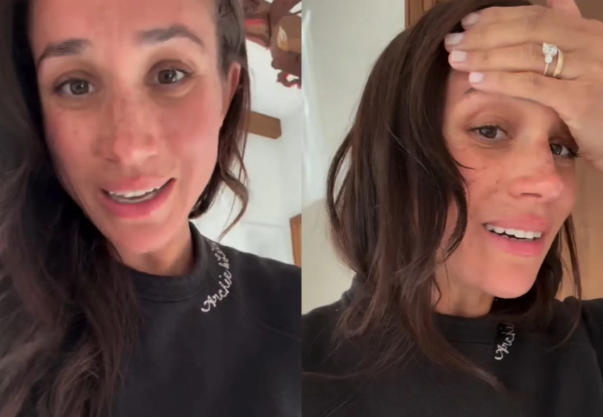 Меган Маркл записала новое видео, в котором появилась в толстовке с именами своих детей