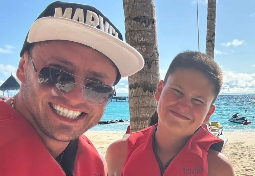 Павел Прилучный опубликовал совместное видео с сыном на фоне конфликта с Агатой Муцениеце