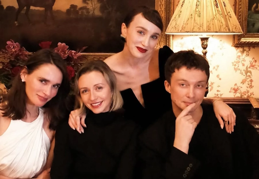 Мэри Лист отметила день рождения с Натальей Османн и Германом Ларкиным в Лондоне