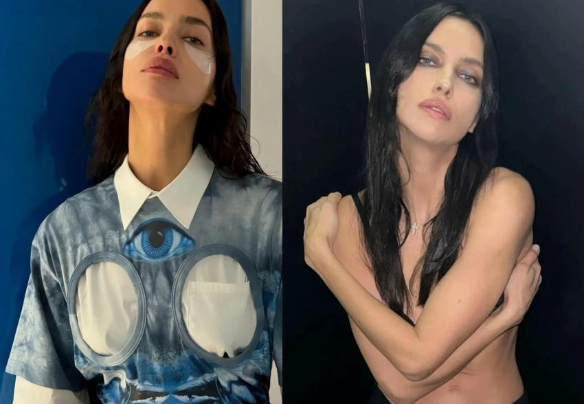 Ирина Шейк показала свои образы на Неделе моды в Милане