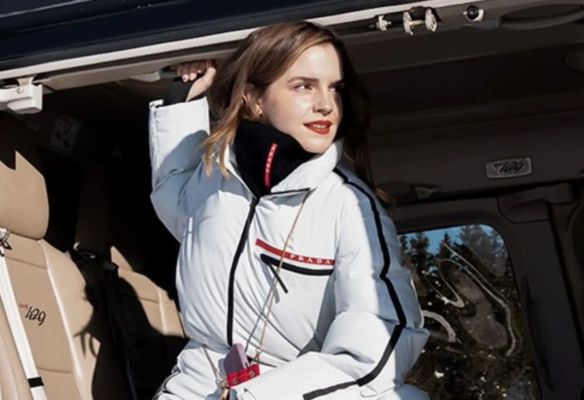Эмма Уотсон снялась в новом кампейне Prada в Швейцарии
