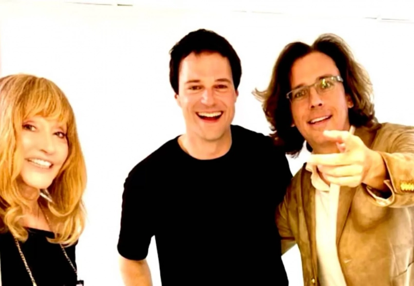 Алла Пугачёва и Максим Галкин* встретились с Данилой Козловским