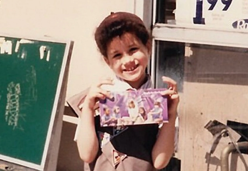 Меган Маркл показала свои детские фото