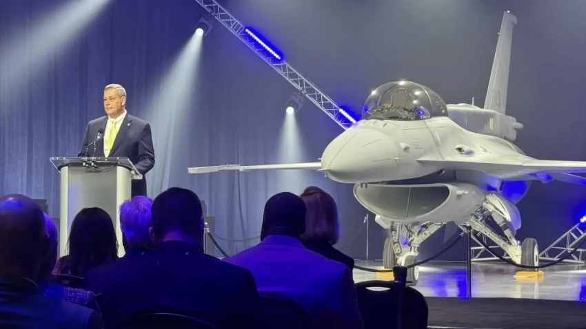 Lockheed Martin презентует первый истребитель F-16 Block 70 для ВВС Тайваня