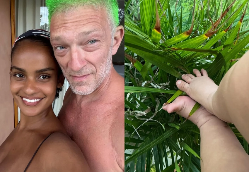 Венсан Кассель и Нара Баптиста отдыхают с сыном в Бразилии