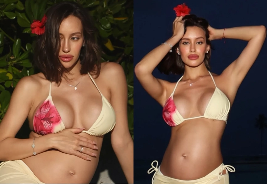 Девушка Тимати Валентина Иванова показала, как протекает её беременность