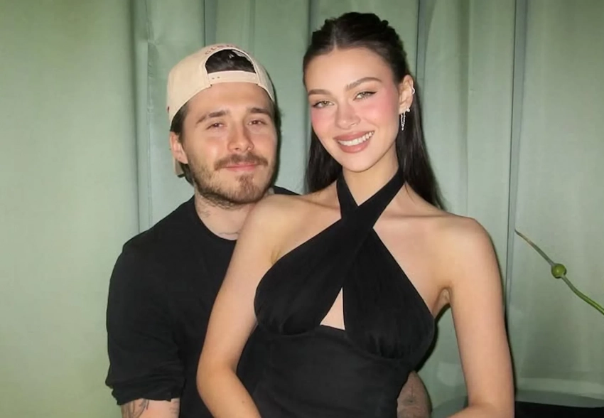 Никола Пельтц и Бруклин Бекхэм вместе вышли в свет на фоне очередного "конфликта" с его родителями