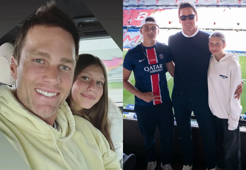 Том Брэди опубликовал новые фото с подросшими детьми от Жизель Бундхен