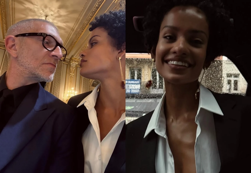 Нара Баптиста опубликовала новые совместные фото с Венсаном Касселем из Парижа