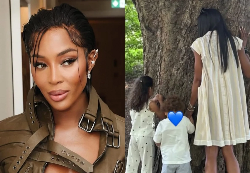 Наоми Кэмпбелл опубликовала редкие фото с детьми