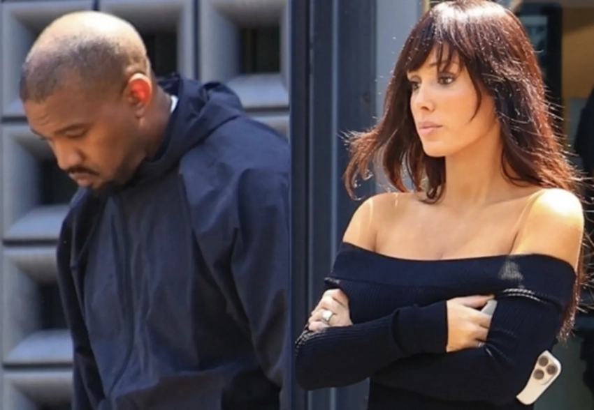 Канье Уэст и Бьянка Цензори (почти одетая) появились вместе на публике