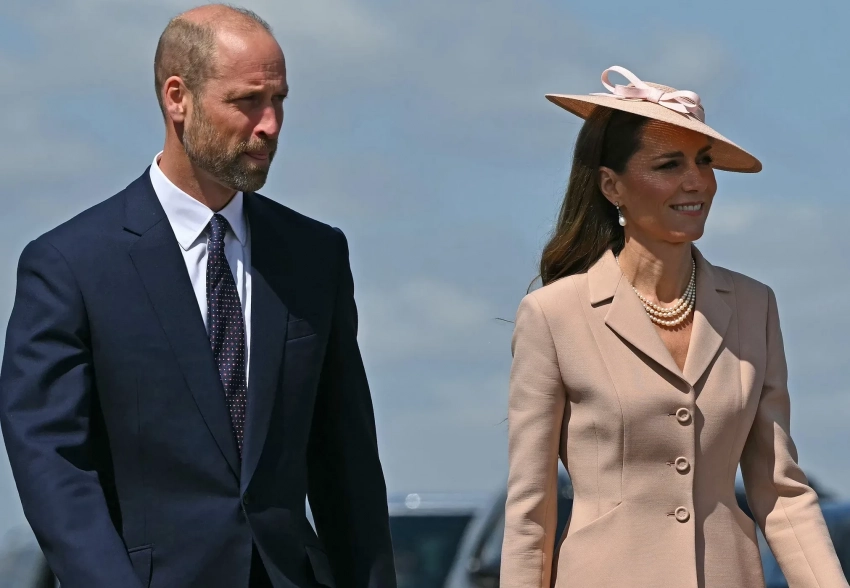 Принц Уильям и Кейт Миддлтон встретились с Эммануэлем и Брижит Макрон: президент Франции поцеловал принцессе Уэльской руку