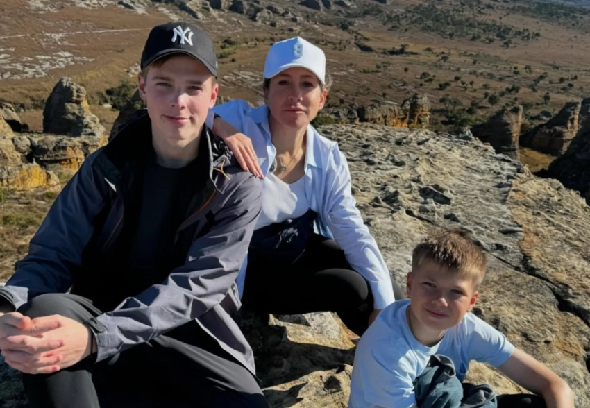 Юлия Барановская показала, как путешествует по Мадагаскару вместе с сыновьями от Андрея Аршавина