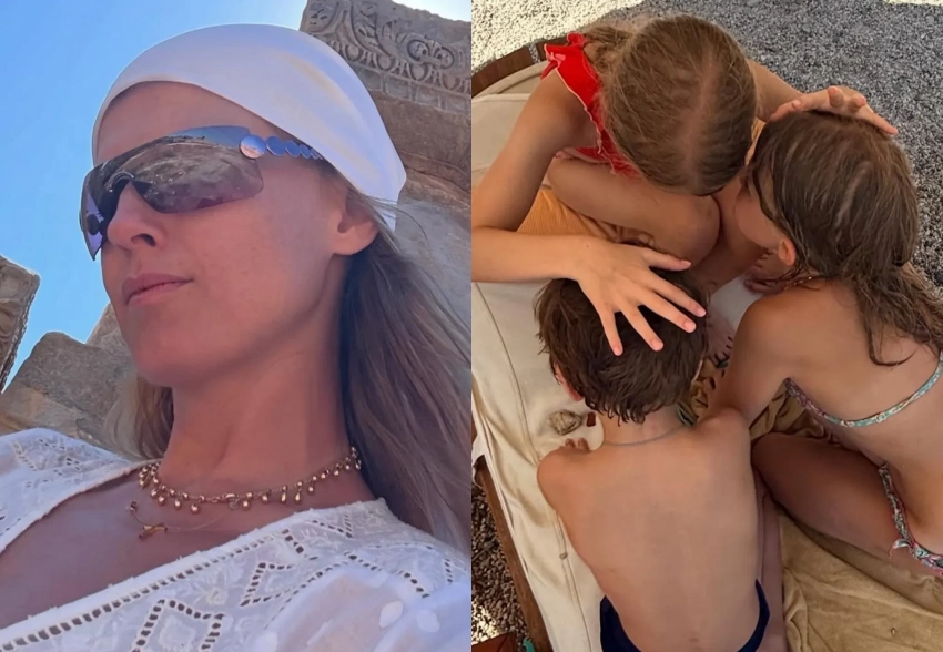 Софья Эрнст отдыхает с детьми в Турции