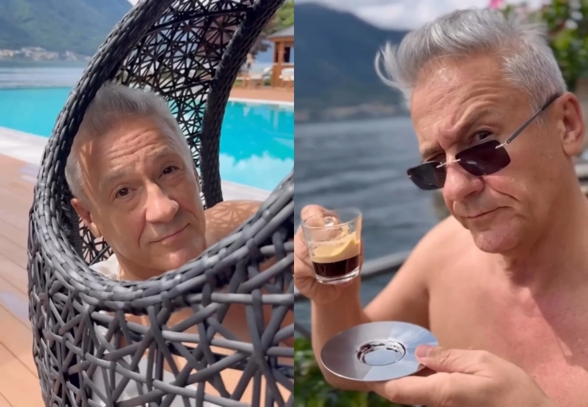 "Какая экспрессия!". Олег Меньшиков показал, как отдыхает в Италии, а Алла Пугачёва прокомментировала его видео