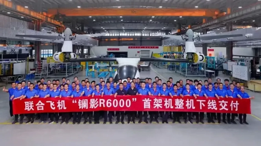 6-тонный БЛА с поворотным ротором Zhang Ying R6000 начал наземные испытания