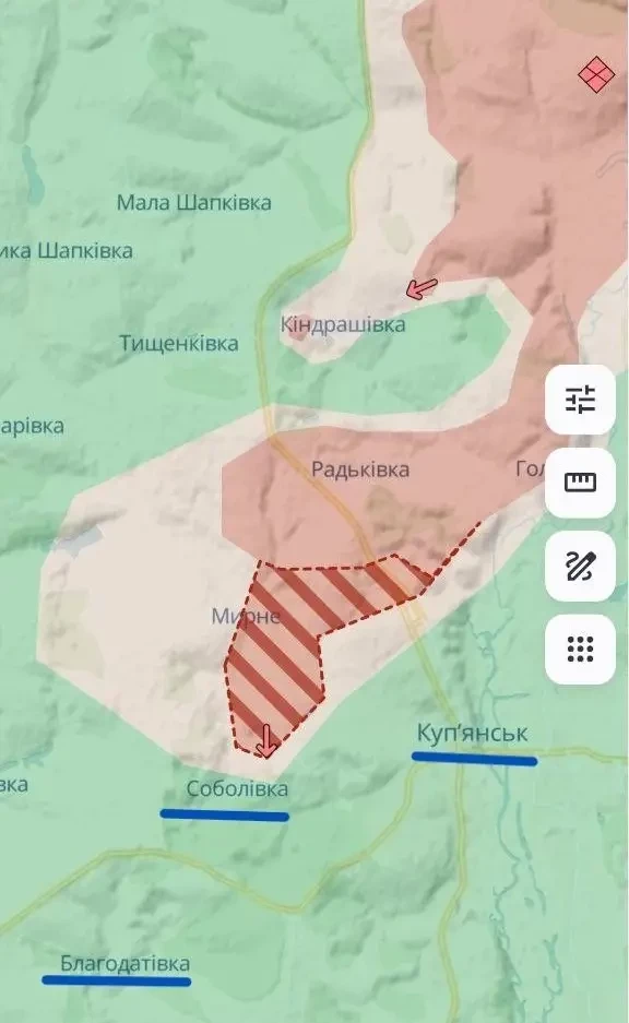 Российские войска приблизились к единственной линии снабжения гарнизона ВСУ в Купянске