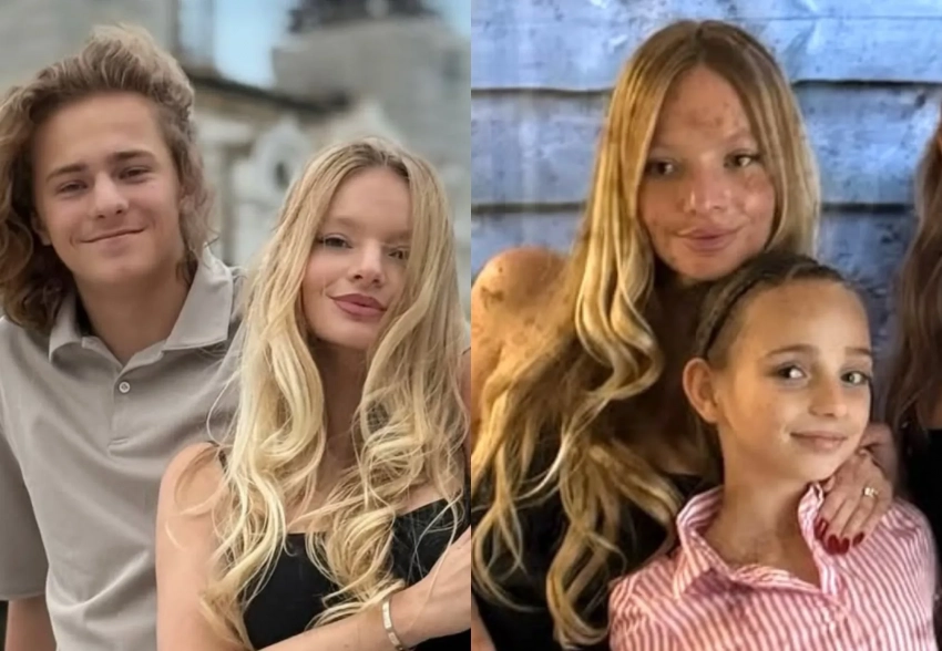 Елизавета Пескова опубликовала редкие фото с сестрой Надеждой и тремя братьями