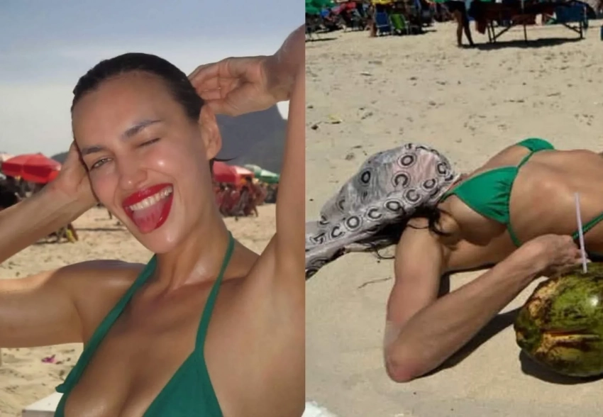 Ирина Шейк показала, как отдохнула в Бразилии