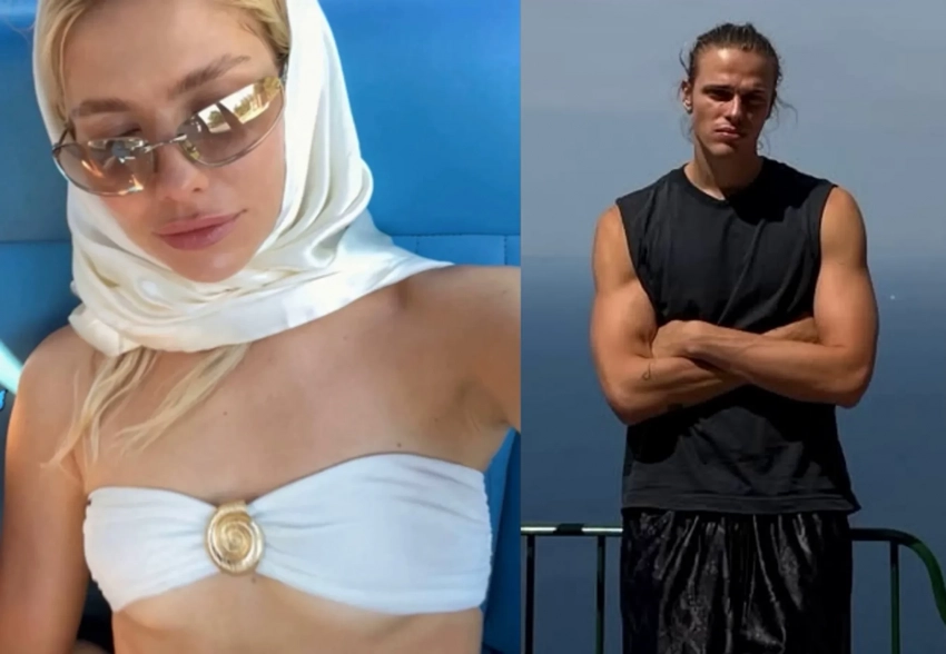 Елена Перминова отдыхает на Капри вместе со своим бойфрендом Тарасом Романовым