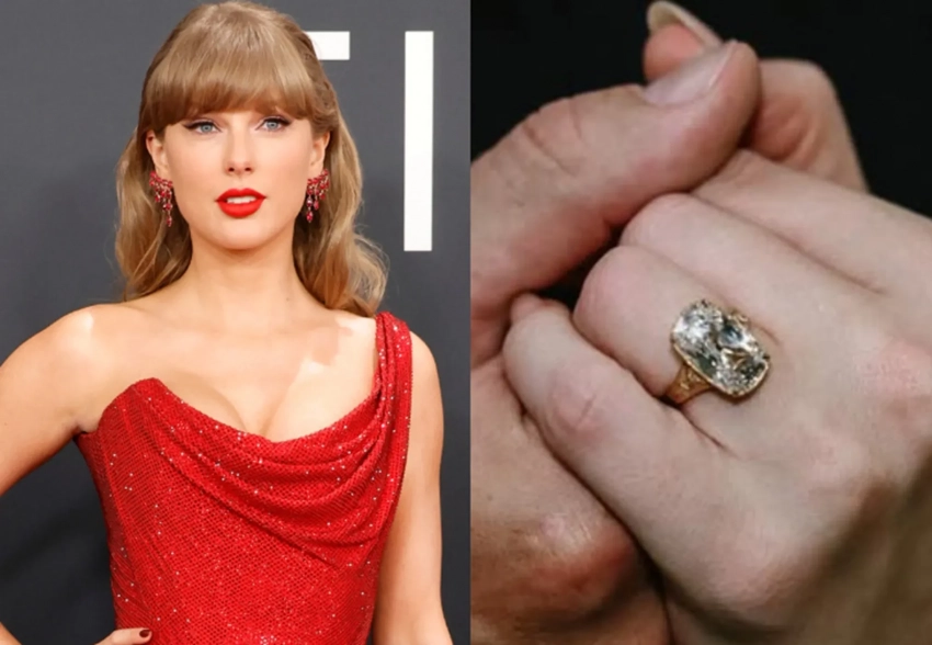 "Редкая штука". В сети обсуждают "винтажное" помолвочное кольцо Тейлор Свифт за 1 млн долларов