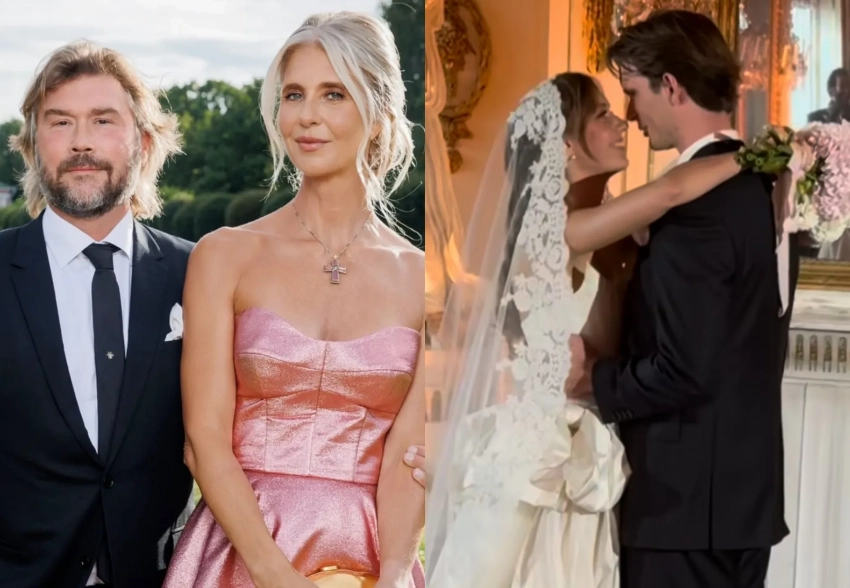 Музей-усадьба и два платья невесты: сын Дарьи и Станислава Лисиченко сыграл свадьбу с возлюбленной