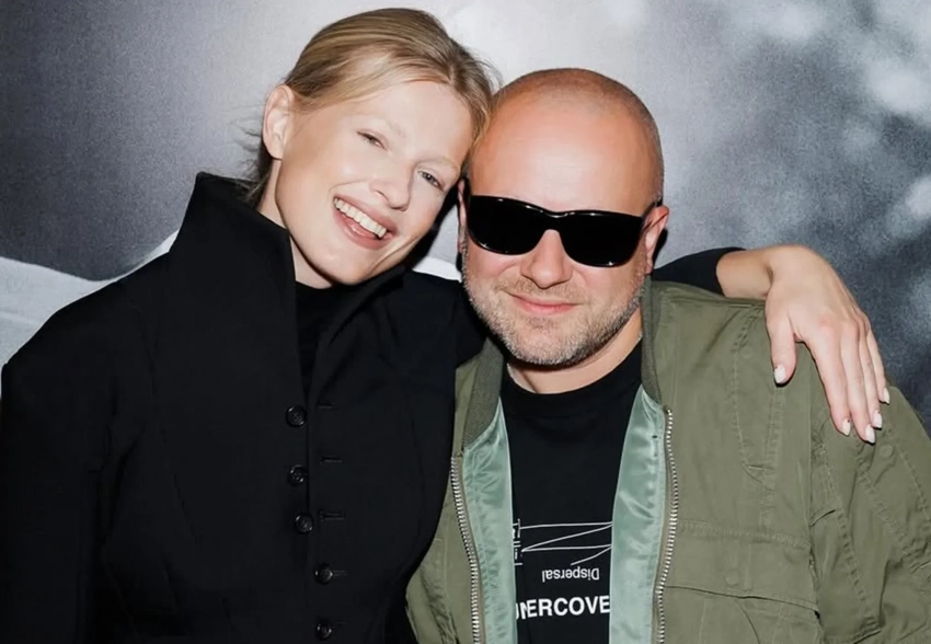 Ксения Собчак, Софья Эрнст, Валерия Гай Германика на открытии временного пространства Гоши Рубчинского в ЦУМе