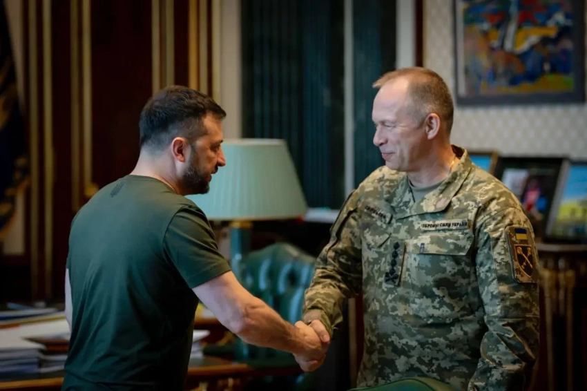 После доклада Сырского Зеленский заявил, что у ВСУ в Купянске «есть результат»