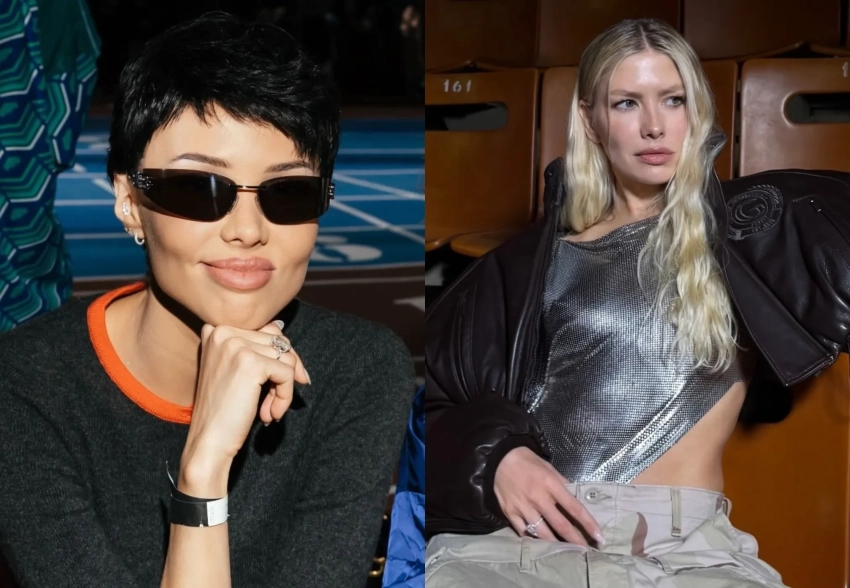 Анастасия Решетова (с новой стрижкой), Елена Перминова, Карина Истомина, Катя IOWA посетили показ "Яндекс Маркета"