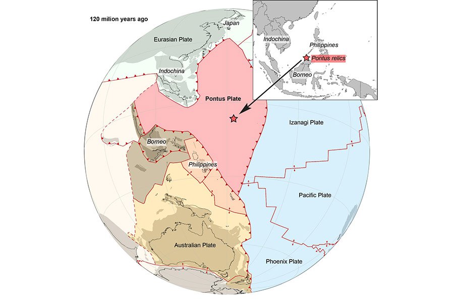 На Борнео обнаружены древние остатки давно утраченной тектонической плиты